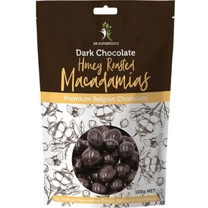 Honey Macadamia Dark Chocolate 100g