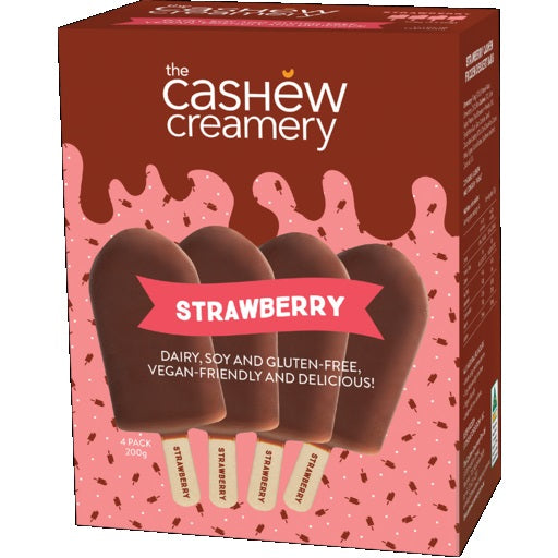 Cashew Creamery Strawberry Multi 4X50g