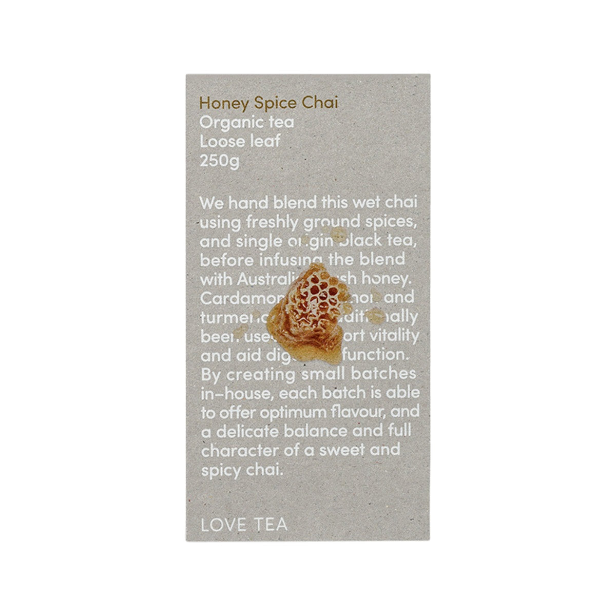 Love Tea Honey Spice Chai 250g