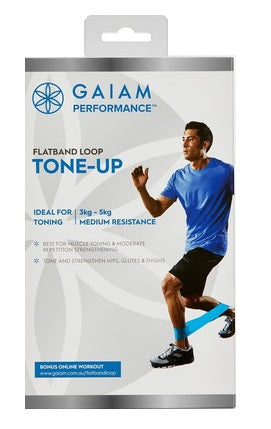 Gaiam Flat band Loop Tone Up x1