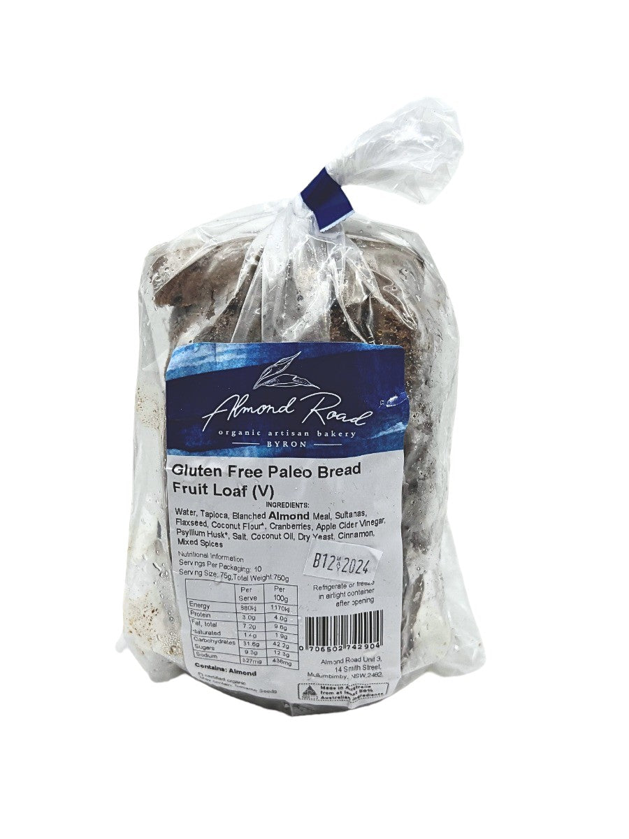 Gluten Free Fruit Loaf 750g