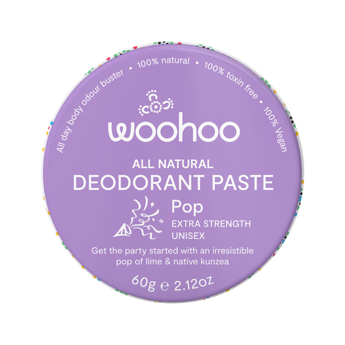 Woohoo Body Deo Paste Pop 60g