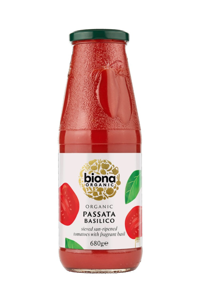 Biona Passata Basilico 680g