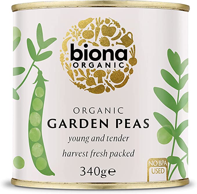 Biona Garden Peas 340g