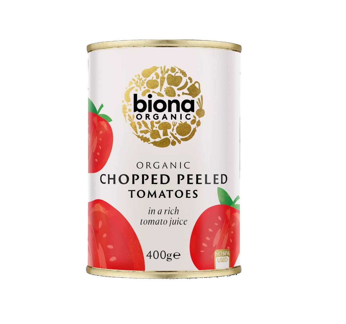 Biona Chop Peel Tomato 400g