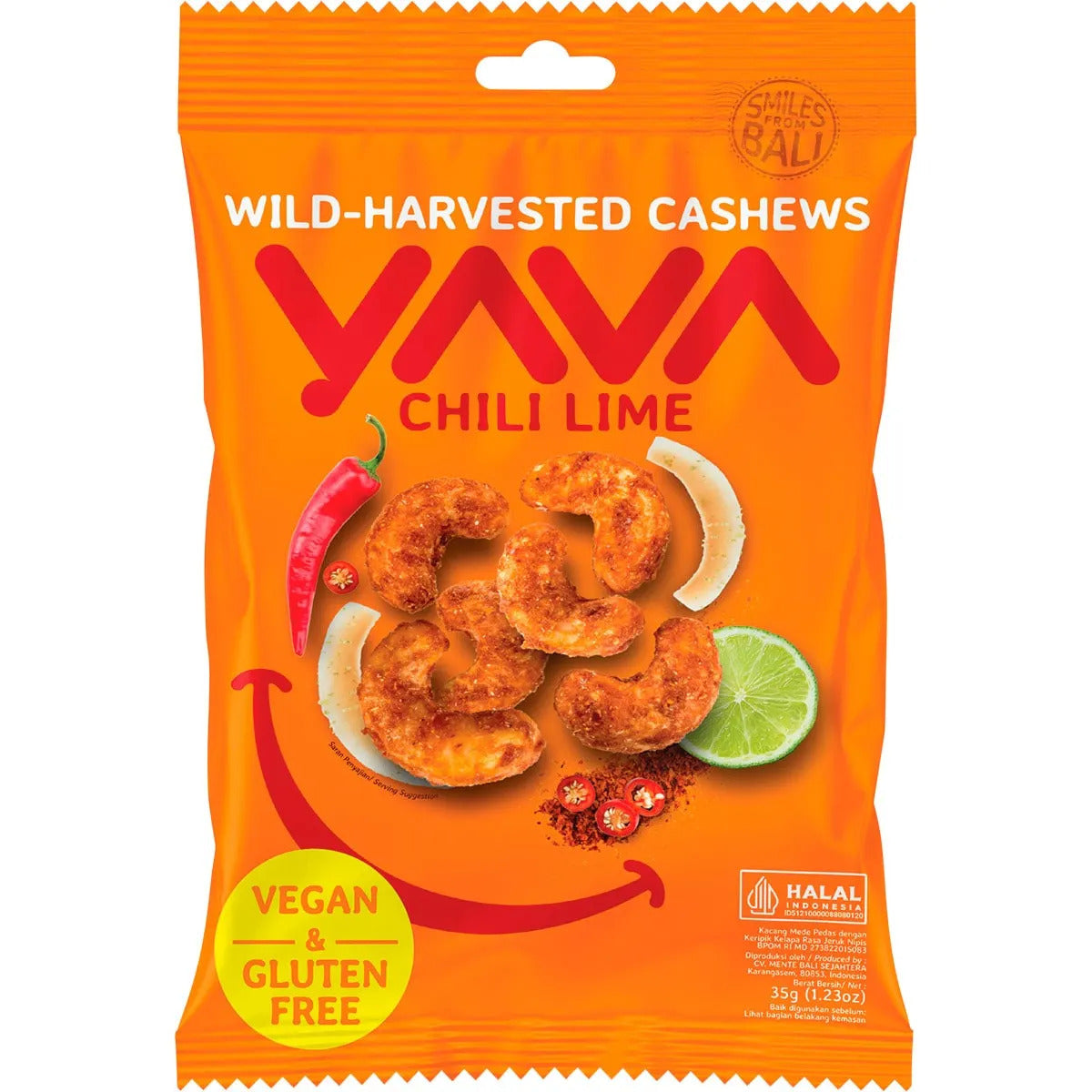 Yava Cashews Chilli Lime 35g