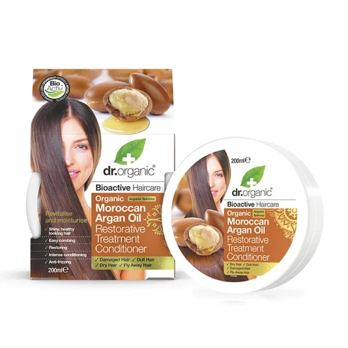 Dr Organic Conditioner Restorative Argan Oil 200ml