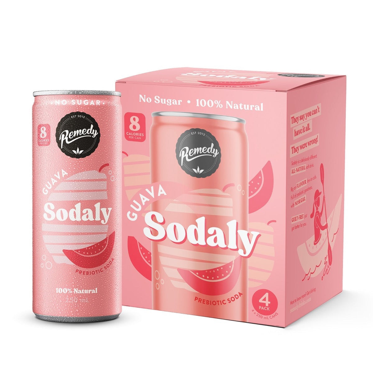 Remedy Sodaly Guava 4x250ml