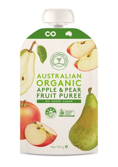 Apple & Pear Fruit Puree 120g