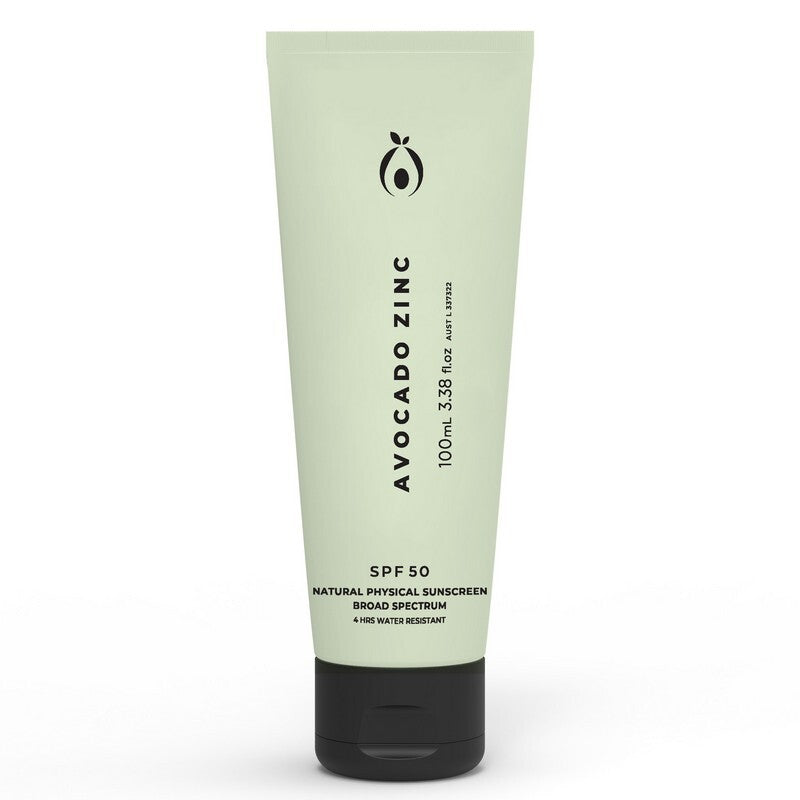 Avocado Zinc Natural Physical Sunscreen SPF50 100ml