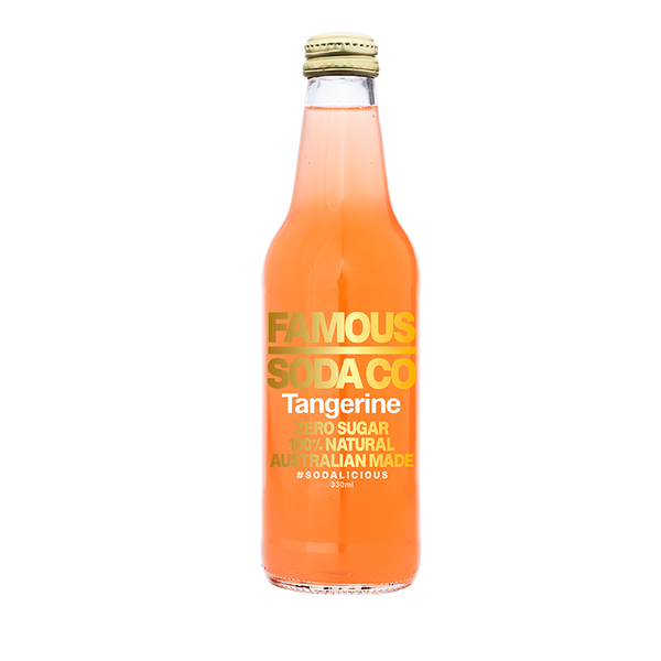 Famous Soda Co Soda Tangerine 330ml