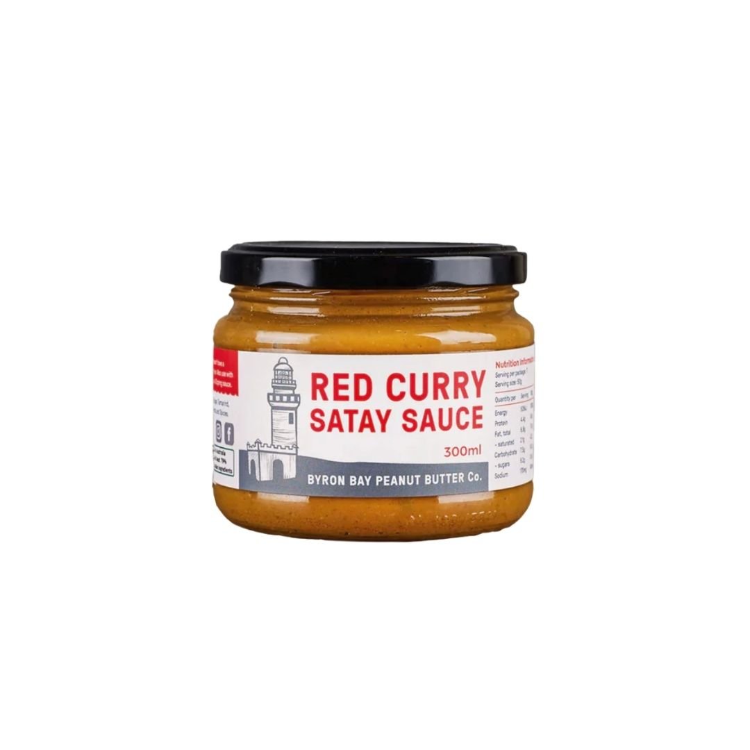 Byron Bay Peanut Butter Co Peanut Red Curry Satay 300g