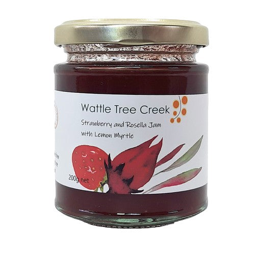 Wattle Tree Creek Strawberry Rosel Jam 200g