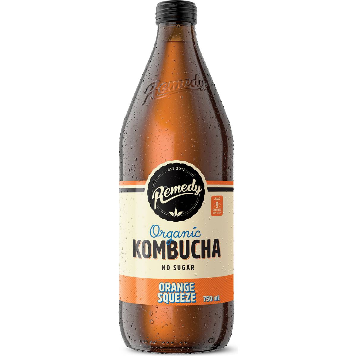 Remedy Kombucha Orange Squeeze 750ml