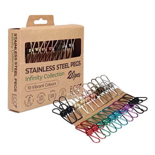 Stainless Steel Pegs 20p