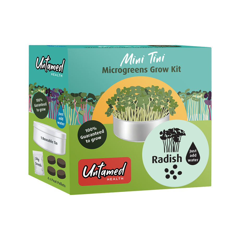 Untamed Health Mini Radish Grow Kit