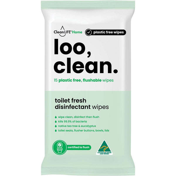 Clean Life Cleanlife Wipes Loo Clean 15p