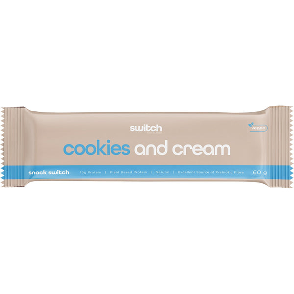 Switch Nutrition Cookies And Cream Bar 60g