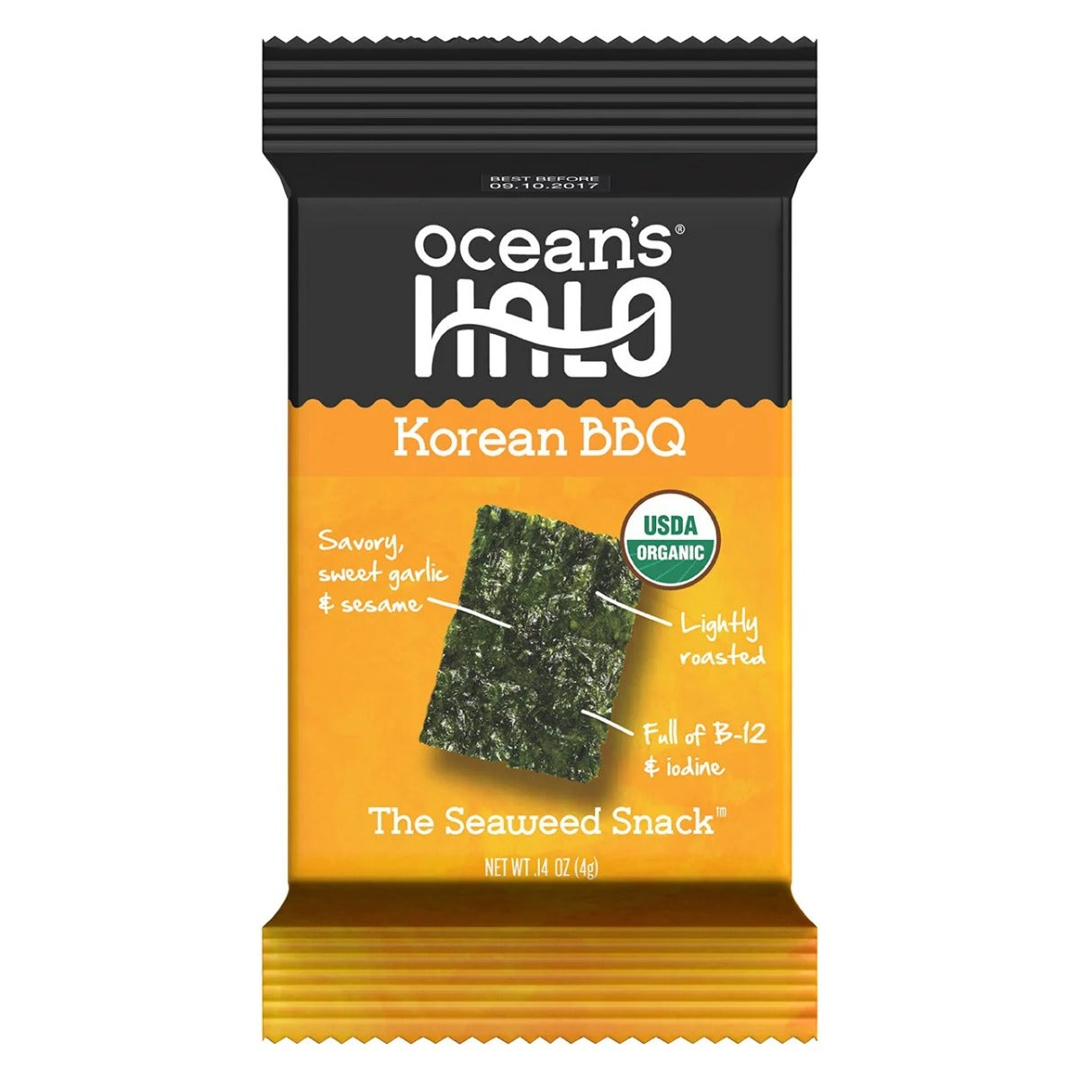 Oceans Halo Seaweed Korean BBQ 42g