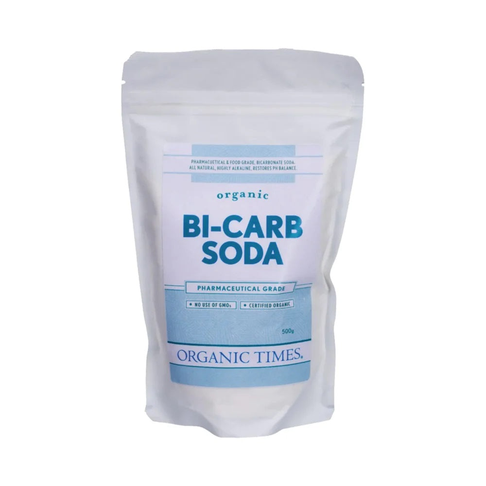 Organic Times Org Bi-carb Soda 500g