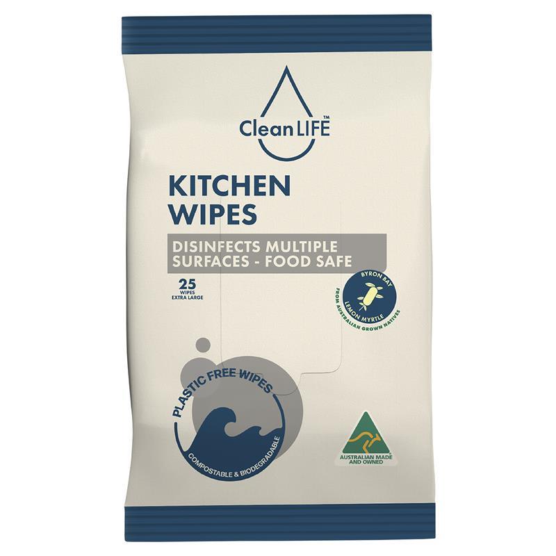 Cleanlife Kitchen Wipes 25p