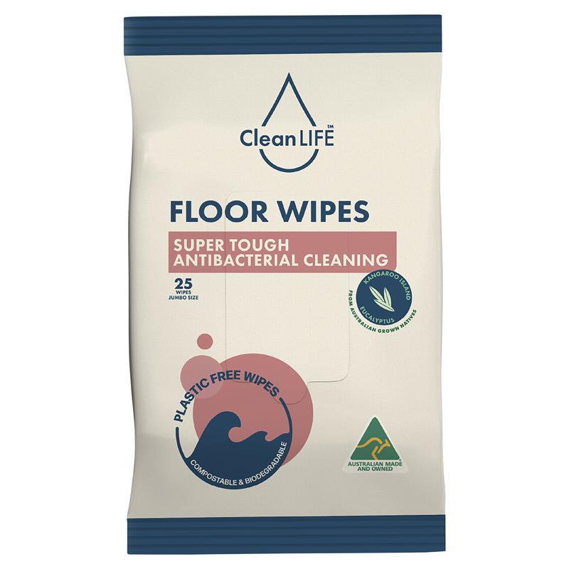 Clean Life Cleanlife Floor Wipes 25p