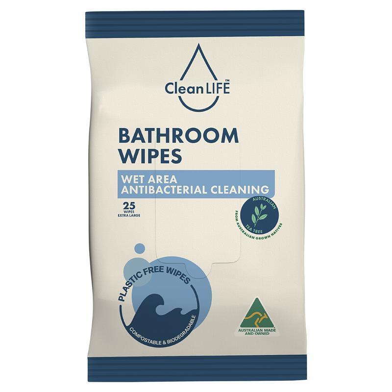 Cleanlife Bathroom Wipes 25p