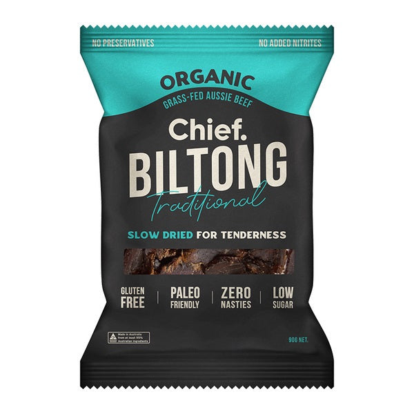 Chief Biltong Tranditional Beef 90g