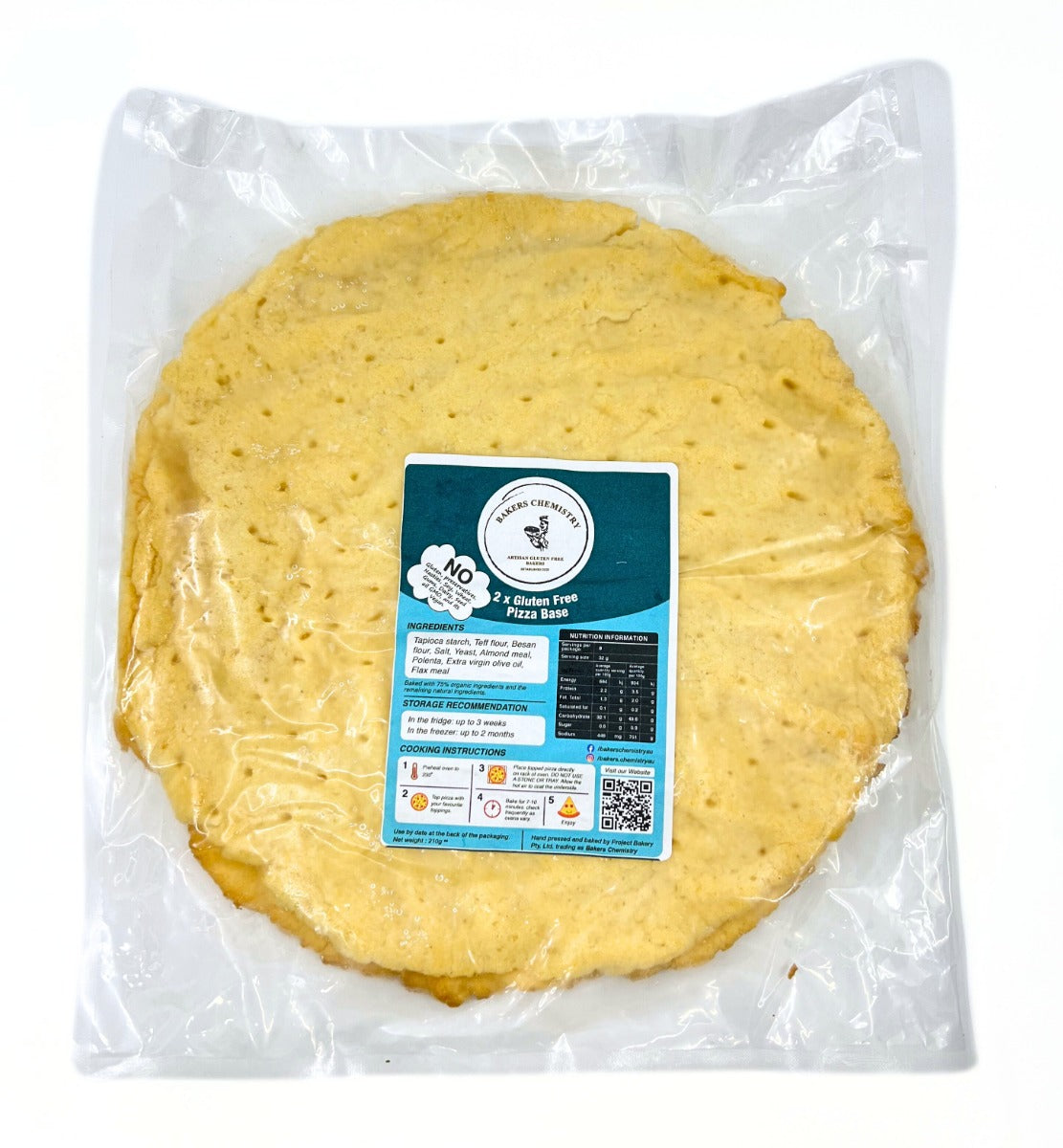 Gluten Free Pizza Base 210g