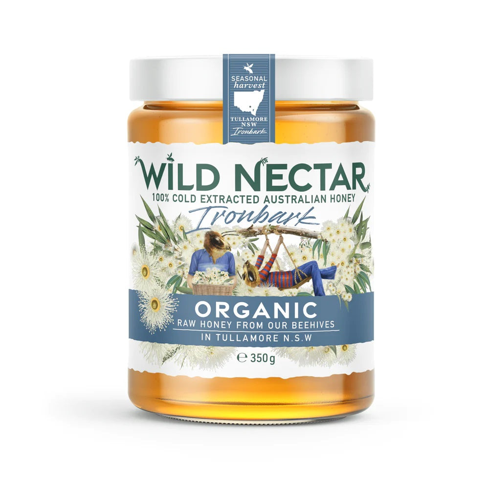 Wild Nectar Organic Honey Iron 350g