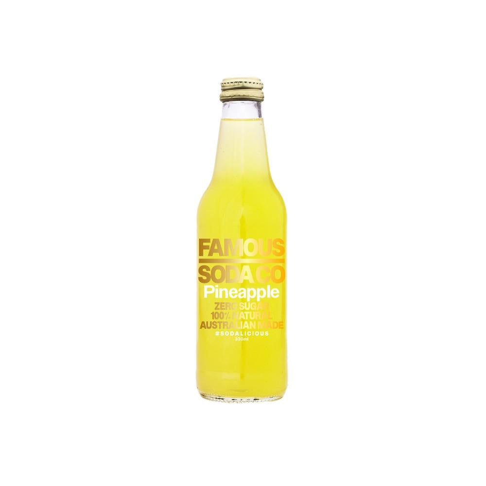 Famous Soda Co Pineapple 330ml