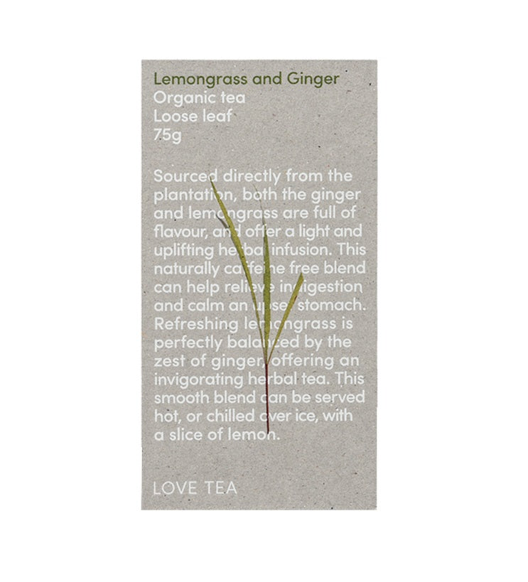 Love Tea Lemongrass Ginger Loose 75g