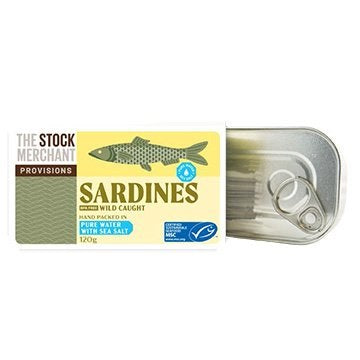 Stock Mer Sardines Pure Water 120g