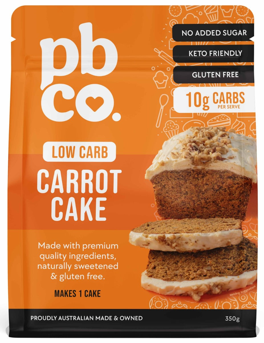 Pbco Low Carb Carrot Cake 350g