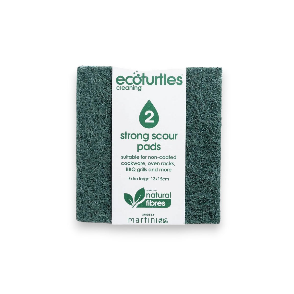 Ecoturtles Strong Scour Pads 2pk