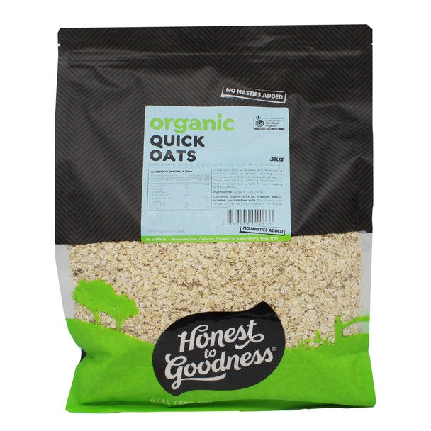 H2G Org Quick Oats 3kg