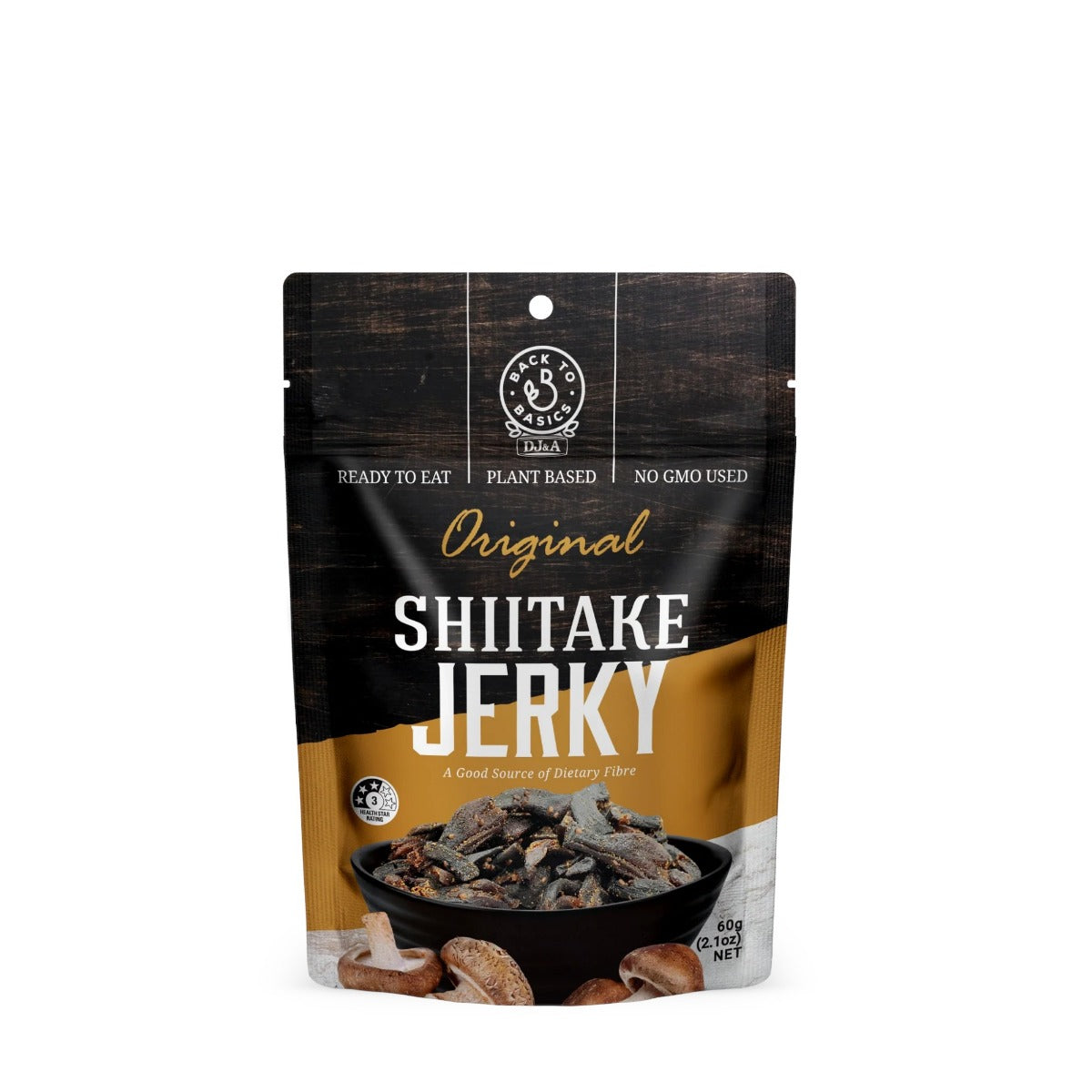 Back To Basic Shiitake Jerky 60g