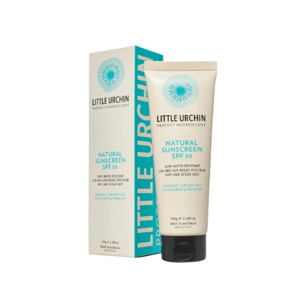 Little Urchin Natural Clear Zinc Sunscreen SPF 30 100g