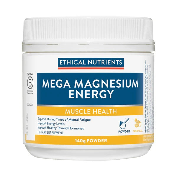 Mega Magnesium Energy Powder 140g Powder