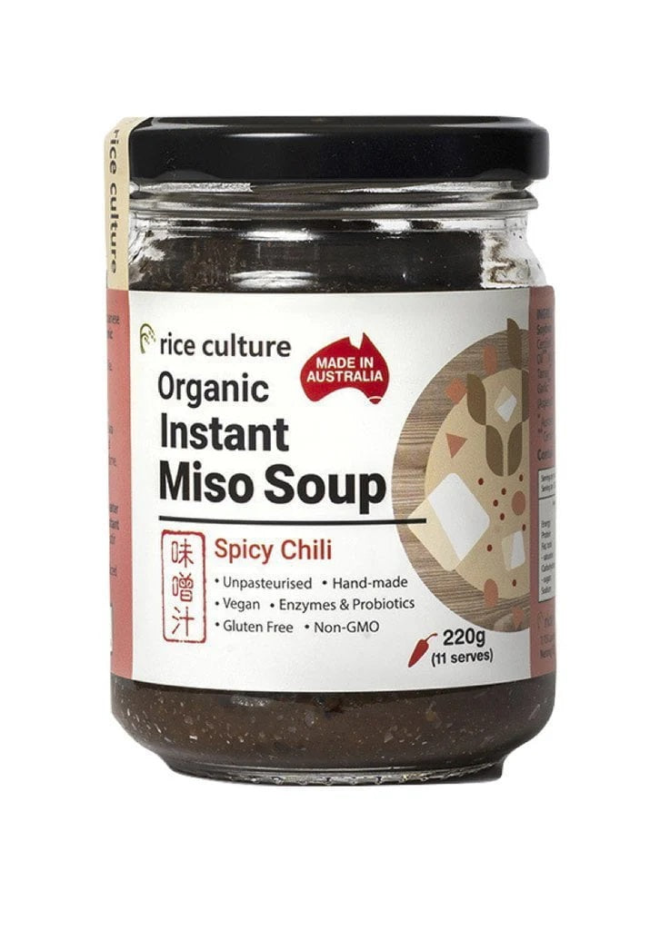 Organic Instant Miso Soup - Spicy Chili 220g