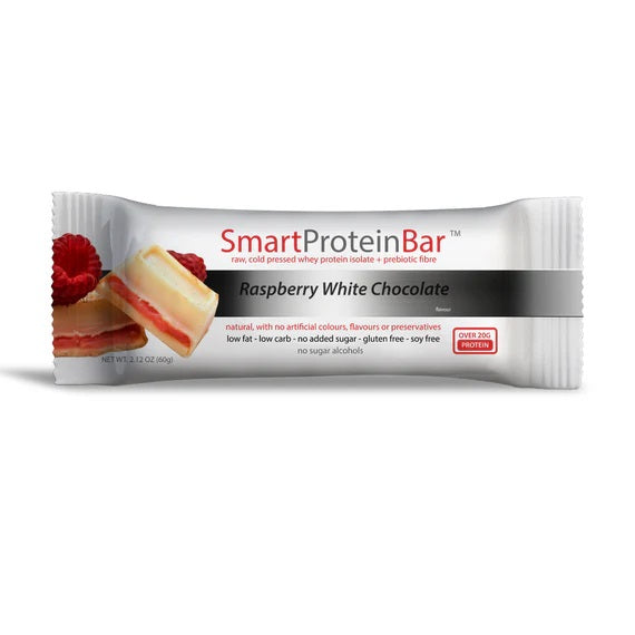 Raspberry White Chocolate Protein Bar 60g