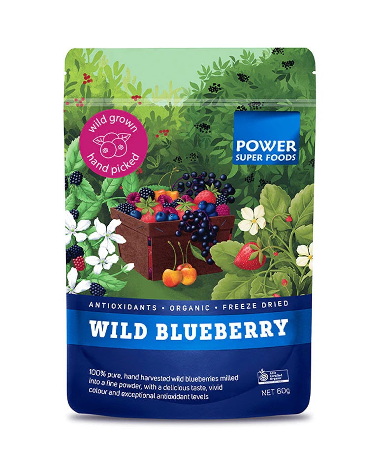 Power Superfoods Wild Blueberry Powder 60g