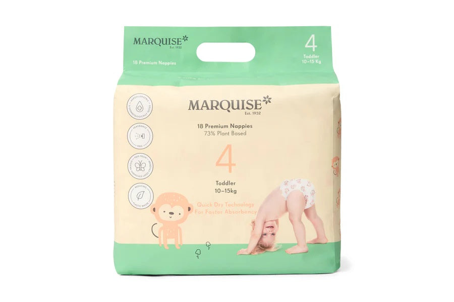 Marquise Hypoallergenic Nappies Size 4 18p