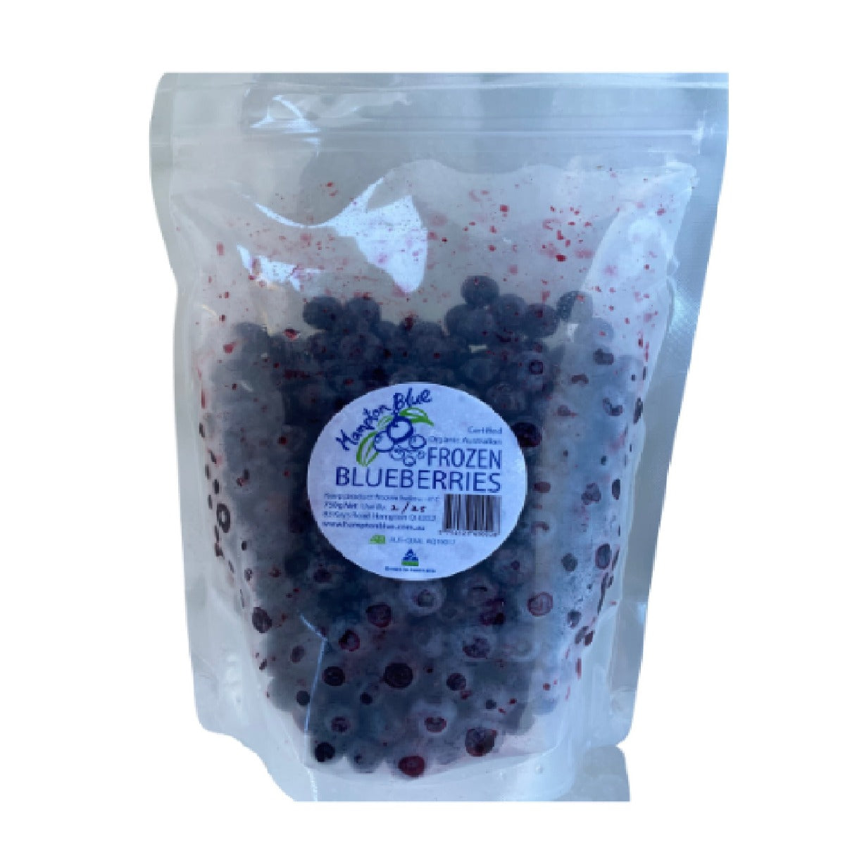 Frozen Organic Blueberries 750g