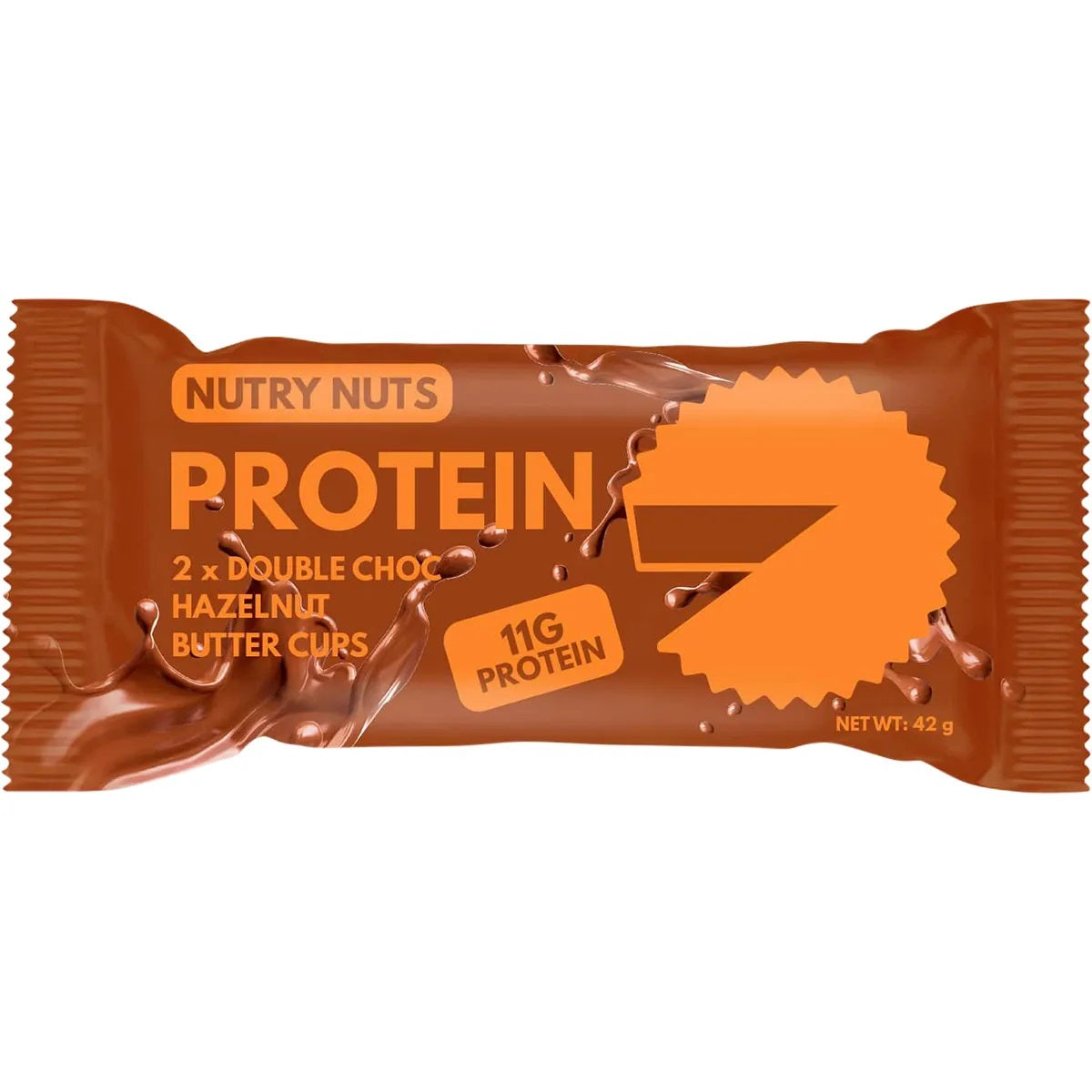 Protein Hazelnut Butter Cups Double Choc  42g