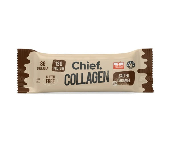 Collagen Protein Choc Salted Caramel Bar 45g