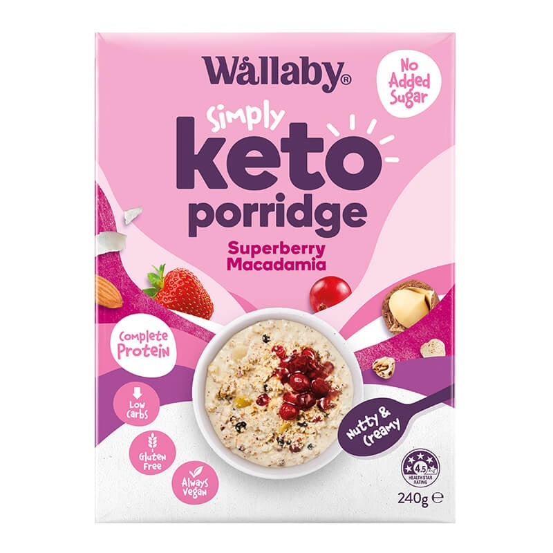 Wallaby Wallaby Porridge Keto Berry240