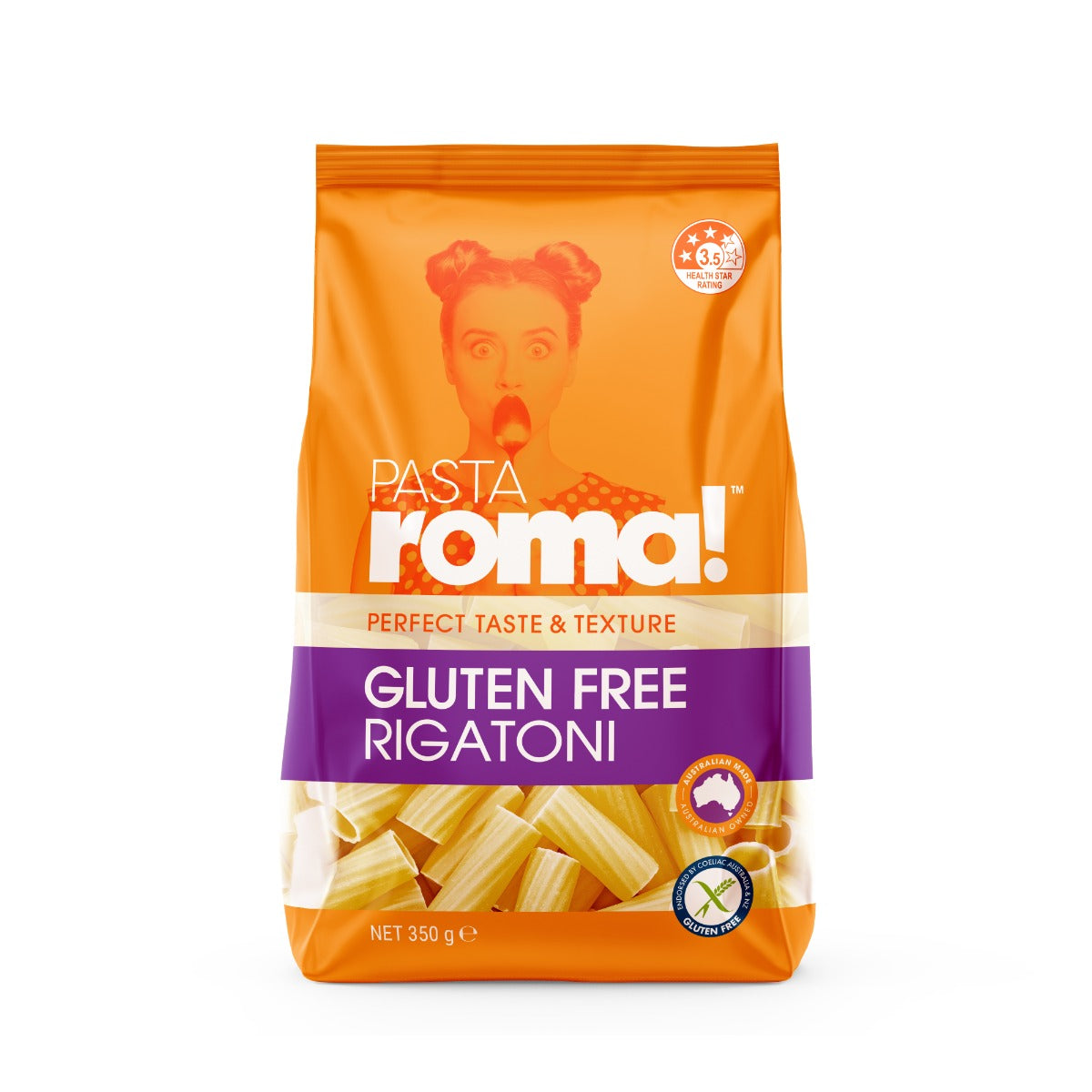 Pasta Roma Gluten Free Rigatoni 350g