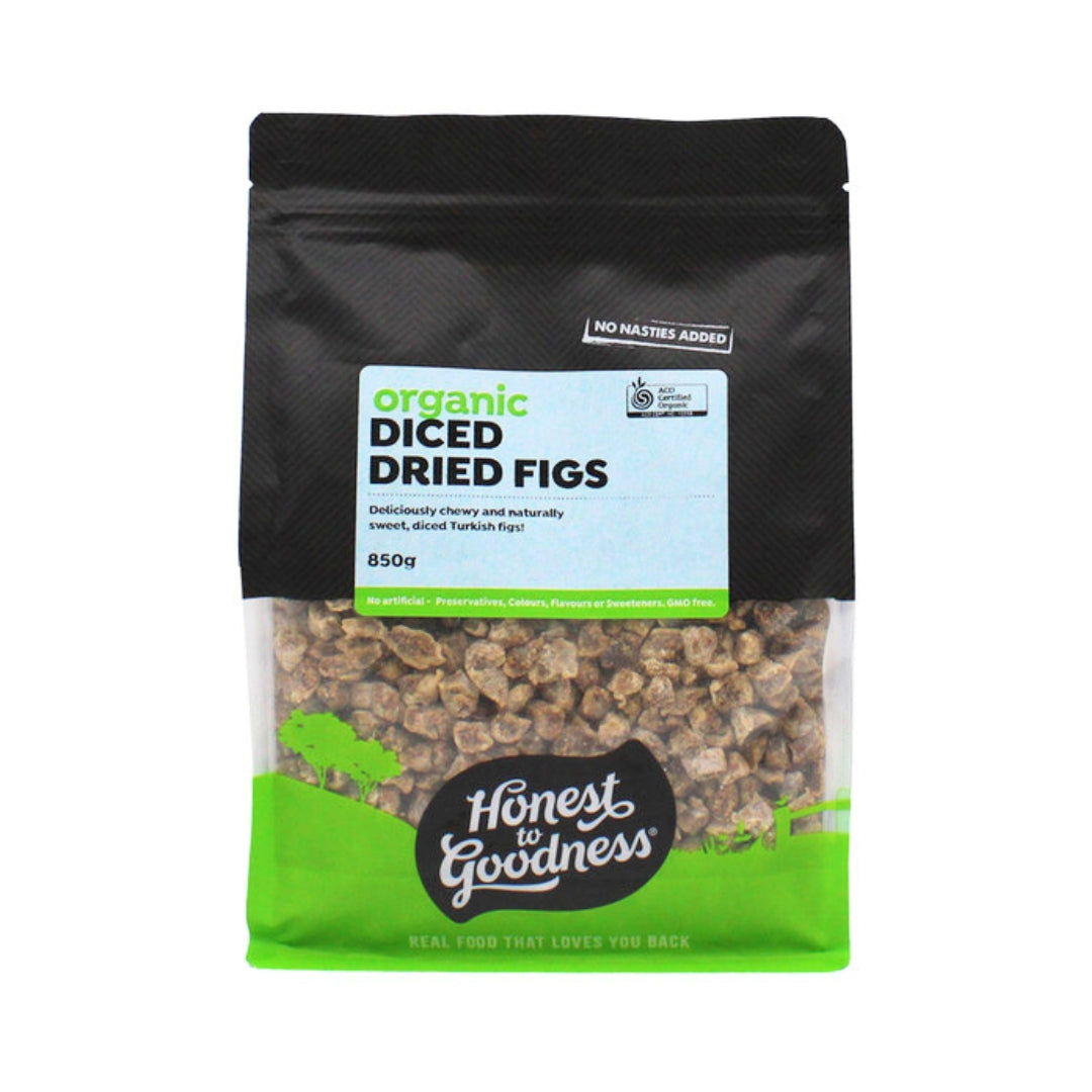 Honest to Goodness Organic Diced Dried Figs 850g