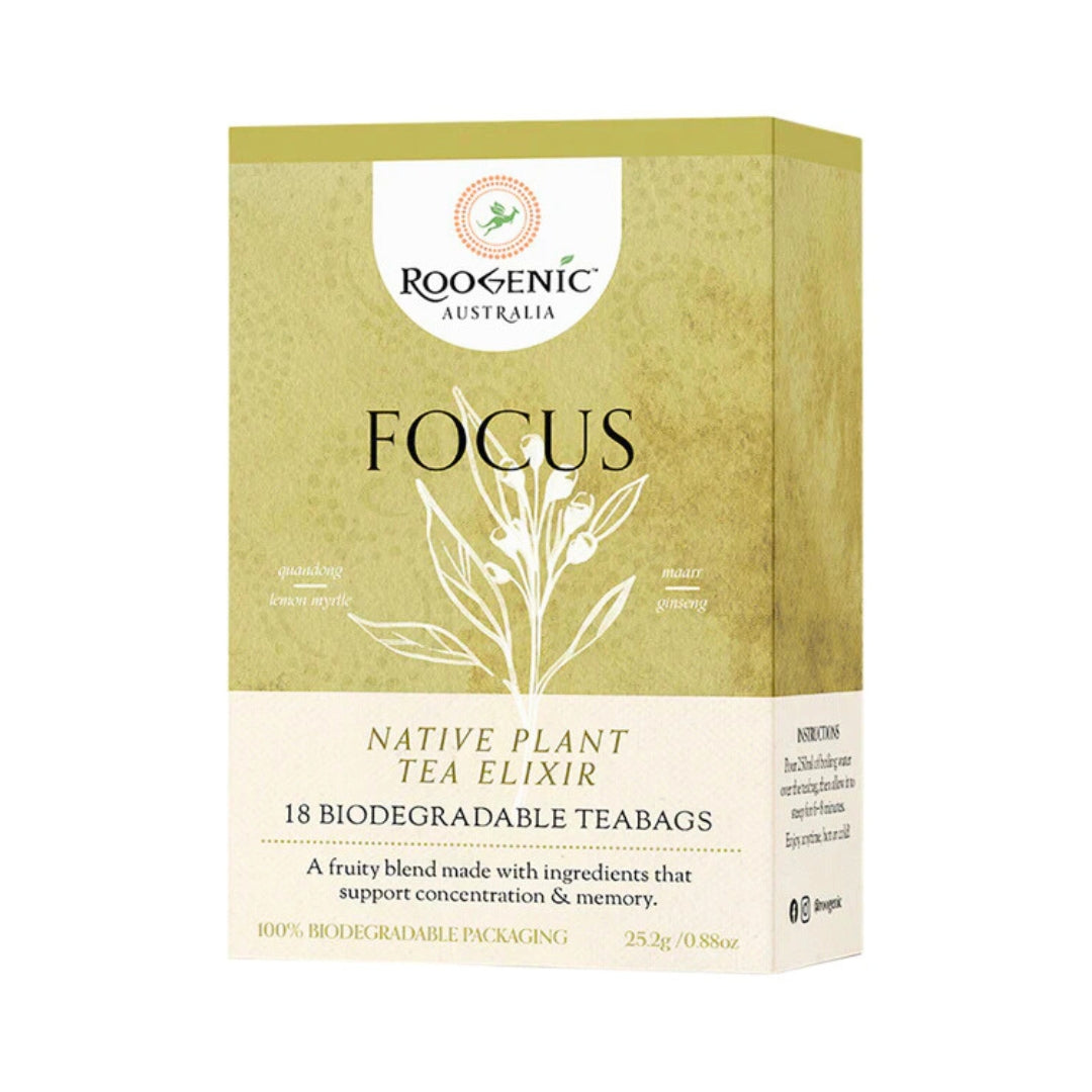 Roogenic Native Plant Elixir Biodegradable Tea Bags 18tb